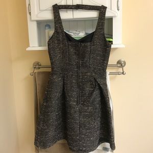 Charming Charlie Black & Gold Mini Dress